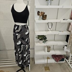Brushstroke Midi / Maxi Skirt